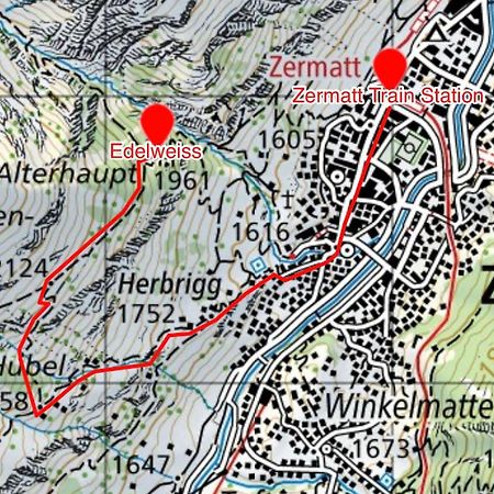 Edelweiss Mountain Guest House - 1 Hour Hike Up From Zermatt Station - On Hiking Trail - No Transport Exterior foto